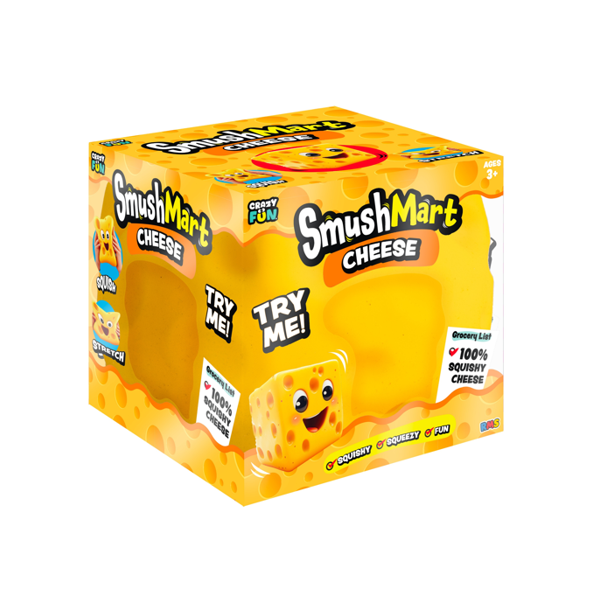 PREORDER: Showcase - RMS® SmushMart™ Giant Cheese Block Squishy 1pc