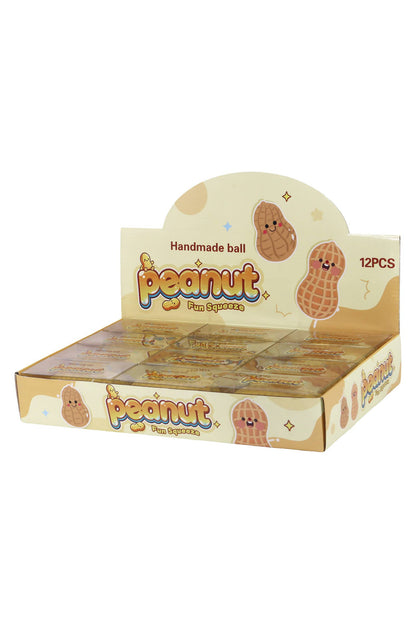 PREORDER : Peanut Zero Rebound TPR Crunchy Bead Slime Filled Squishy: BEIGE / ONE SIZE