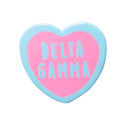 Sorority Sweet Heart Button: Chi Omega