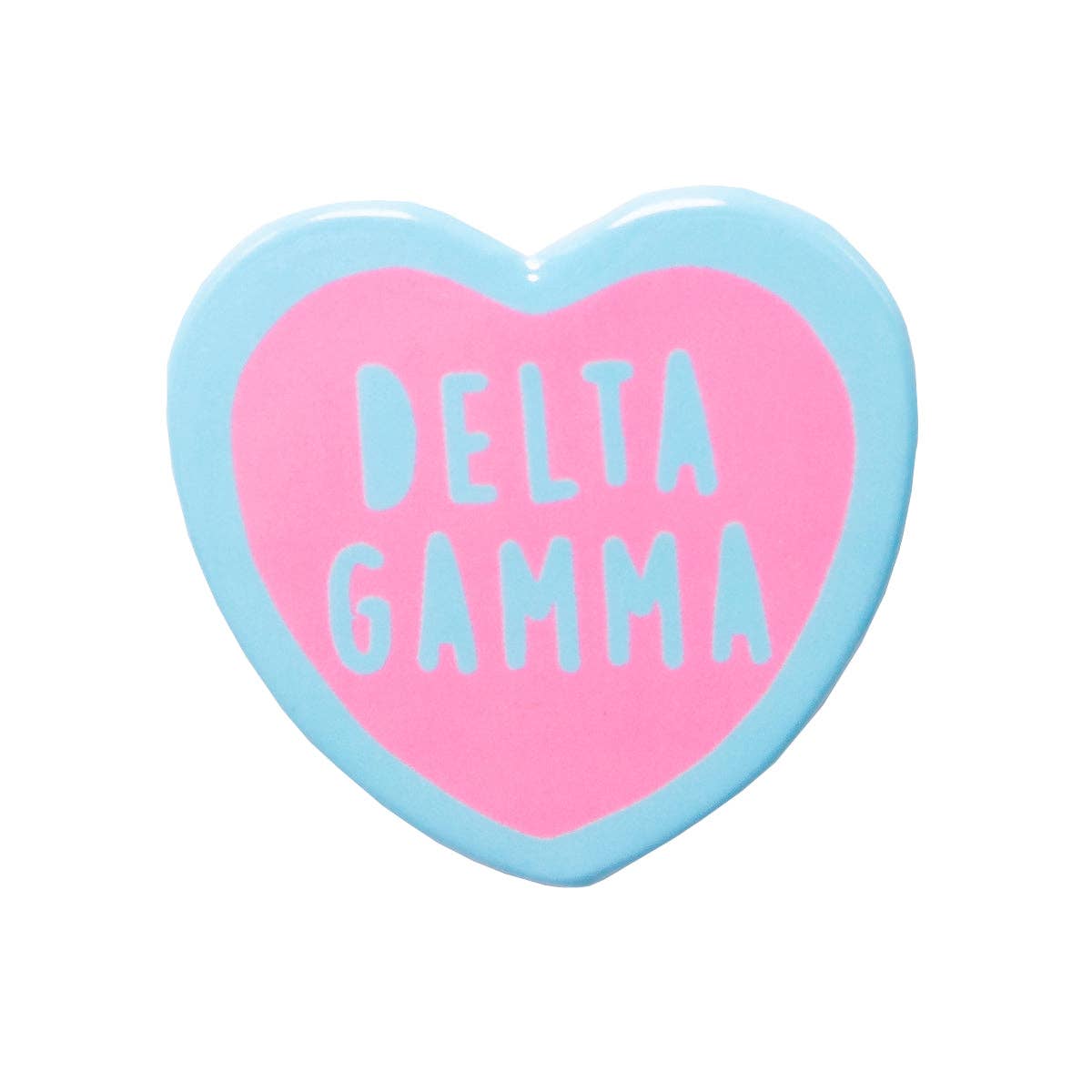 Sorority Sweet Heart Button: Alpha Gam