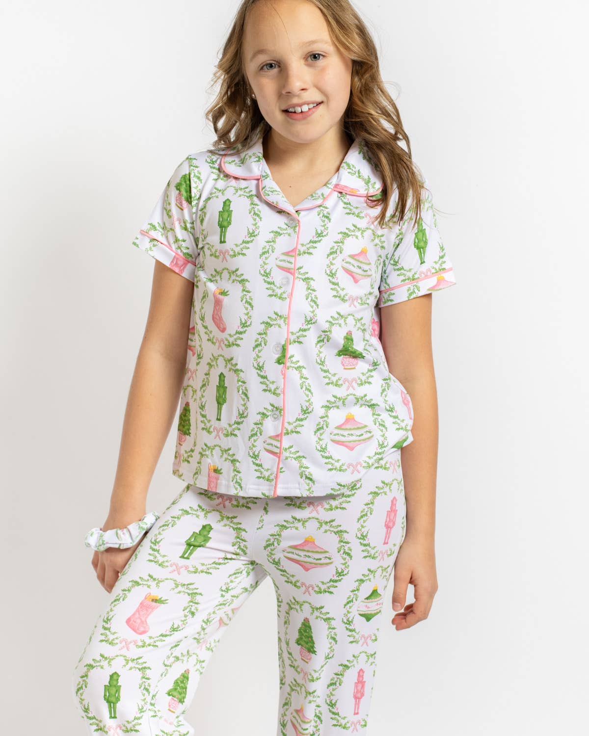 PREORDER Big Girls Nutcracker Trellis Sleep Pants Set