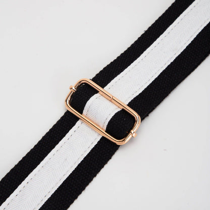 Colorful College Purse Strap for Women: Navy Orange