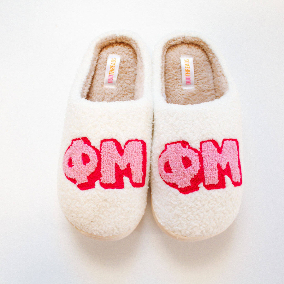 Phi Mu Sorority Slipper Set : L/XL