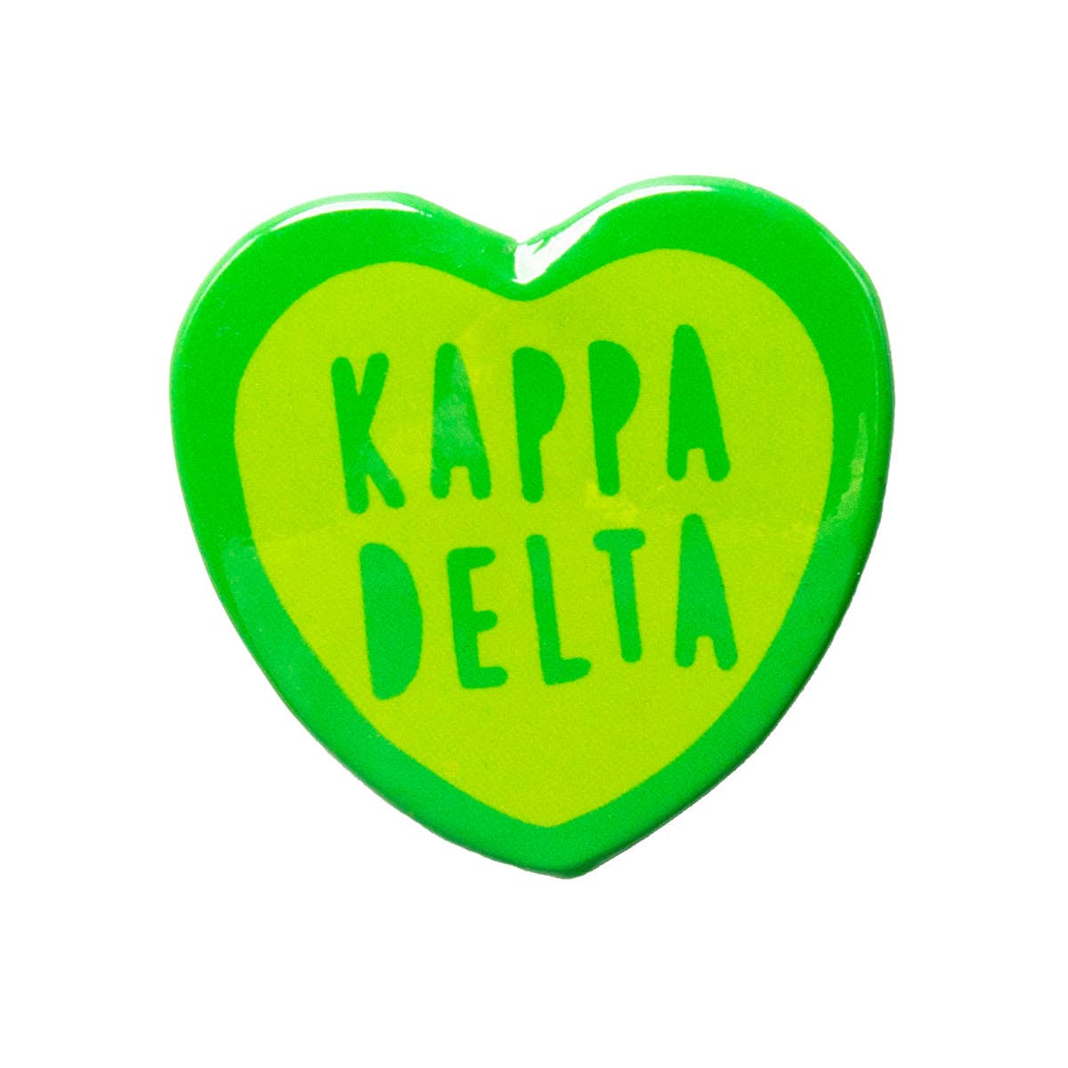 Sorority Sweet Heart Button: Alpha Gam