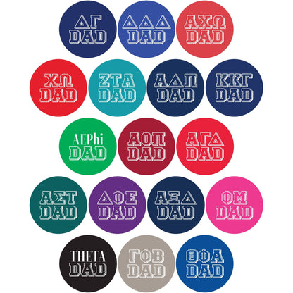 Sorority DAD Can Coolers - Greek dad / Alpha Omicron Pi / Slim