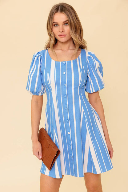 Flying Tomato striped  mini dress