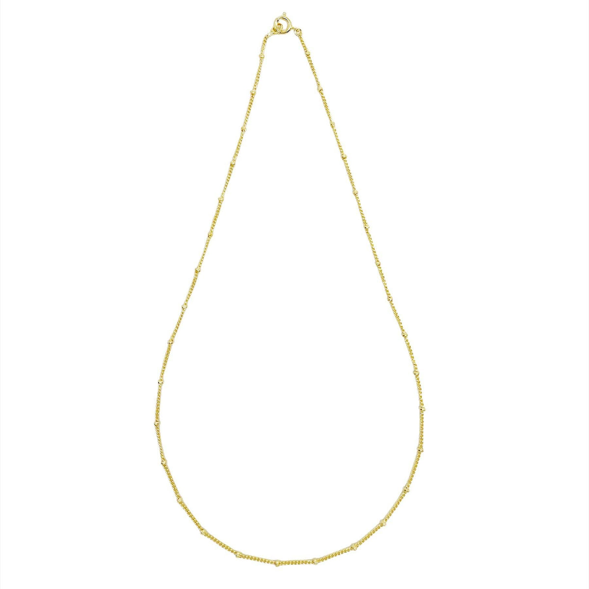 18k Gold Filled 1mm Satellite Chain Available in 16"