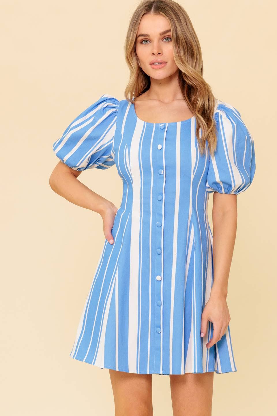 Flying Tomato striped  mini dress