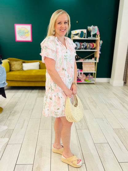 CLEARANCE: The Claire dress - Pink