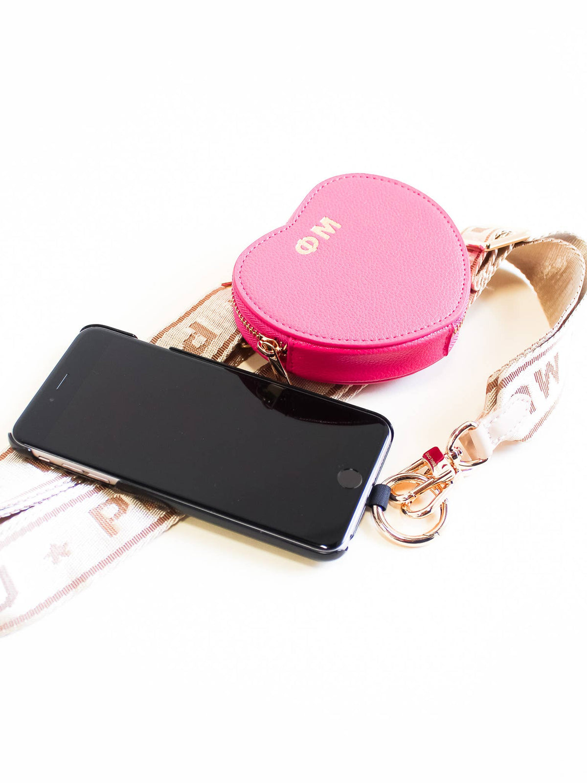 Purse / Phone Sorority 
 Strap: ALPHA OMICRON PI