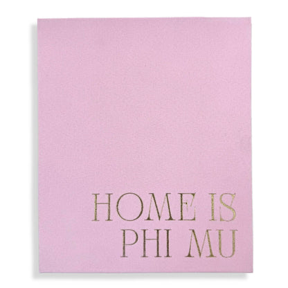 Sorority Keepsake Book Boxes 2026: Phi Mu Pink