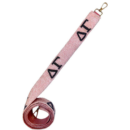 Sorority Beaded Purse Straps - Alpha Omicron Pi