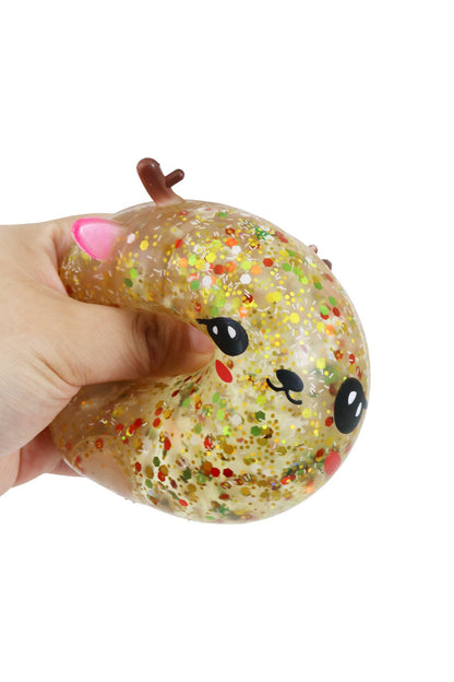 PREORDER : Christmas Reindeer Bao Dumpling Jelly Slime Filled Squishy: ASSORTED / ONE SIZE