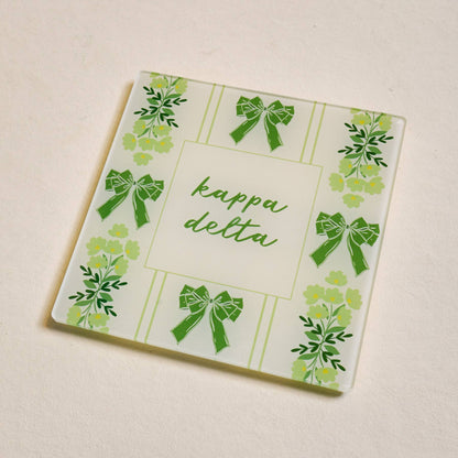 Sorority Acrylic Coaster: Chi Omega