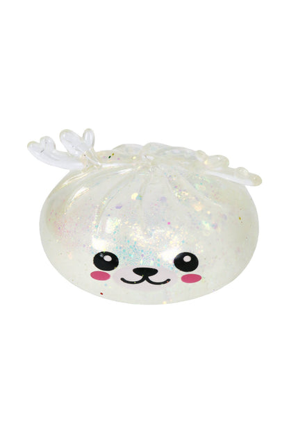 PREORDER: Christmas Reindeer Glitter Sugar Maltose Dumpling Squishy: ASSORTED / ONE SIZE