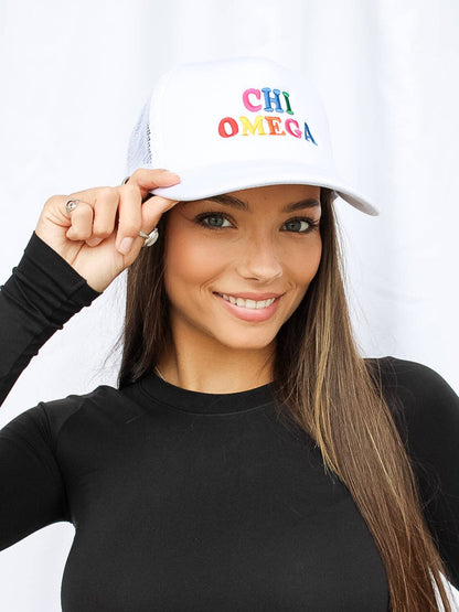 Sorority Fun Times Trucker Hat: KAPPA DELTA