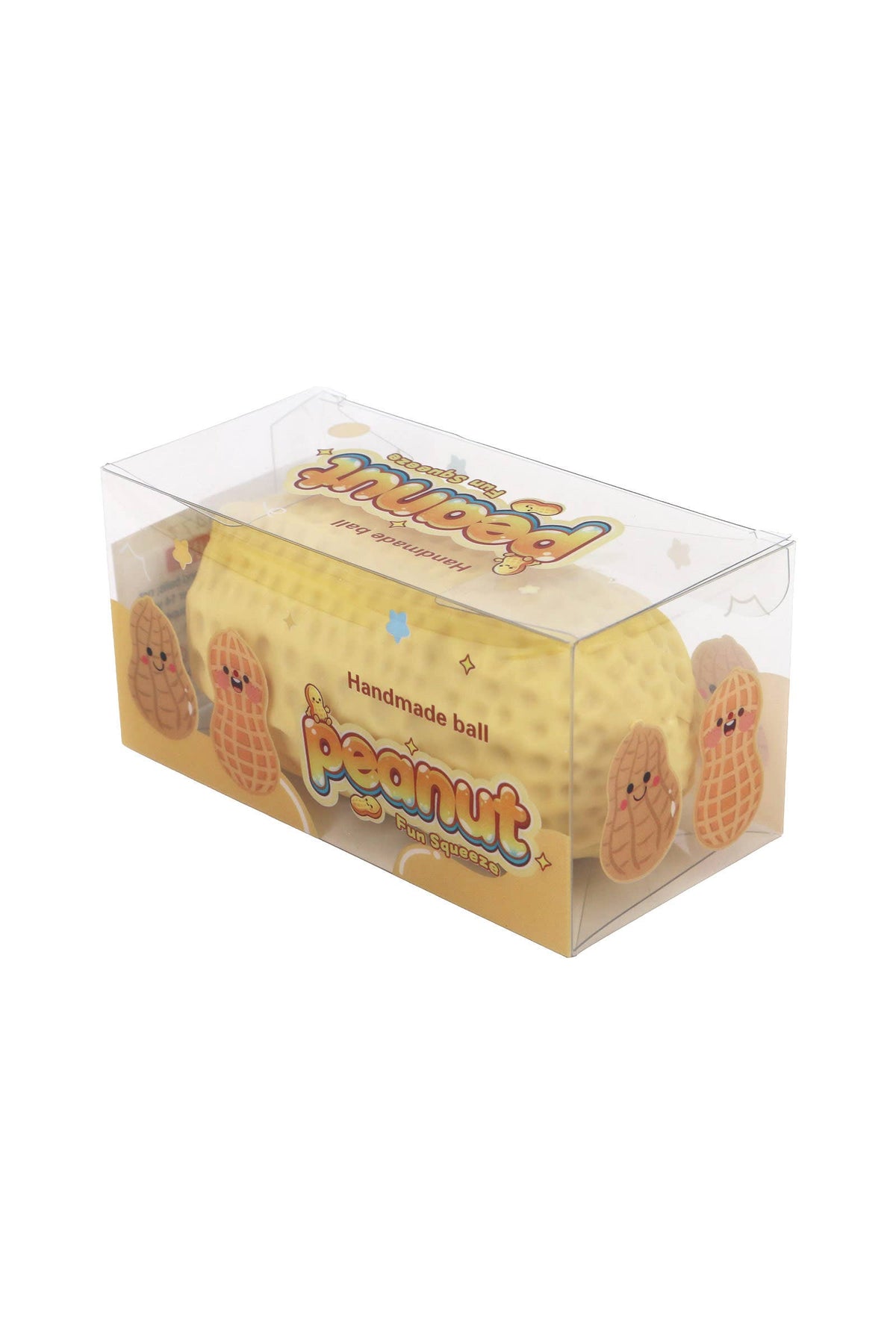 PREORDER : Peanut Zero Rebound TPR Crunchy Bead Slime Filled Squishy: BEIGE / ONE SIZE