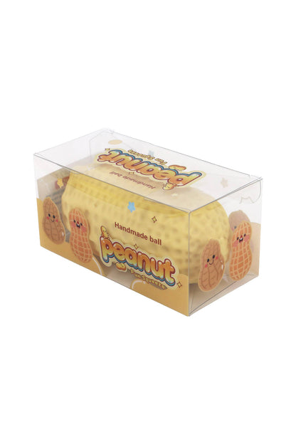 PREORDER : Peanut Zero Rebound TPR Crunchy Bead Slime Filled Squishy: BEIGE / ONE SIZE