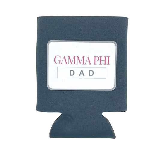 Sorority DAD Can Coolers - Greek dad / Alpha Omicron Pi / Slim