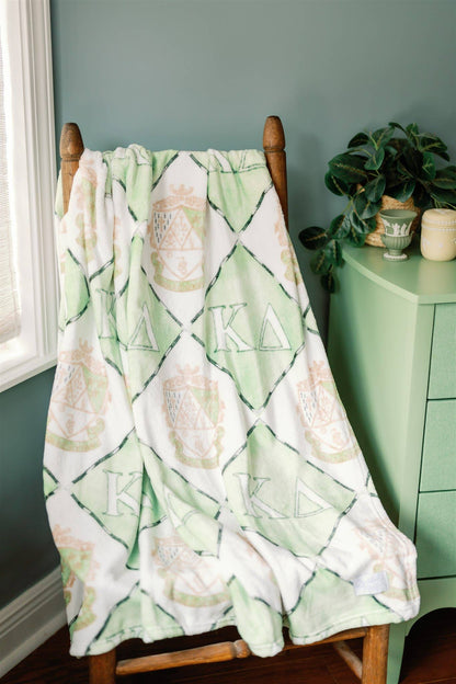 Kappa Delta Flannel Fleece Blanket, Sorority