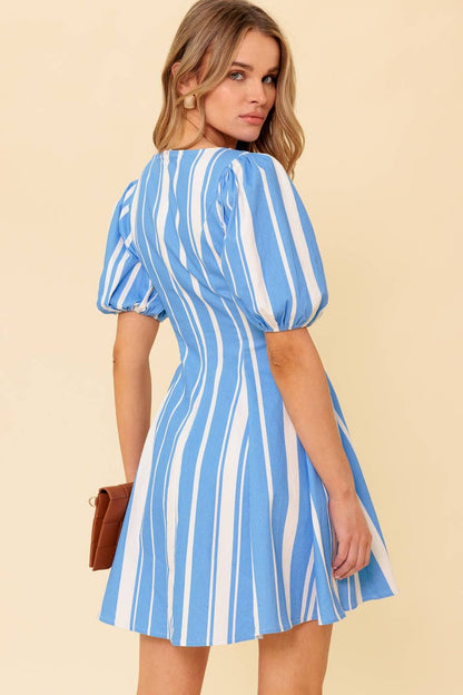 Flying Tomato striped  mini dress