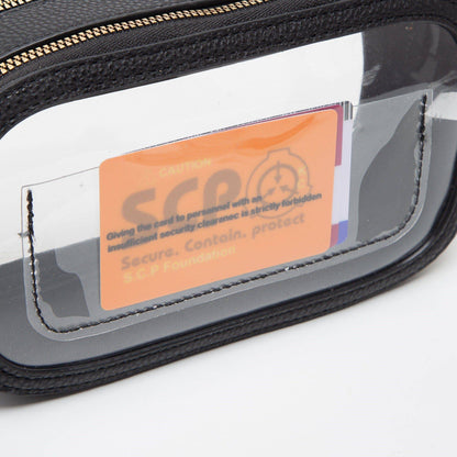 Double Zipper Oval Clear Gameday/Stadium Bag Purse : Leopard