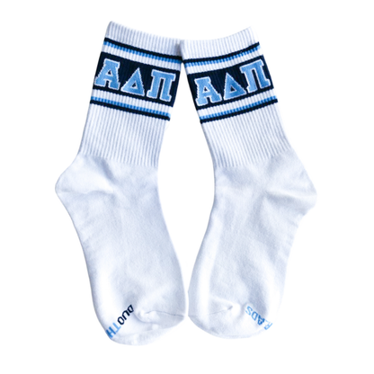 Sorority Socks: DELTA DELTA DELTA