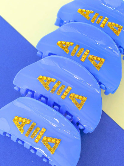 Girl On the Go Hair Claw Sorority Clip: ALPHA GAMMA DELTA