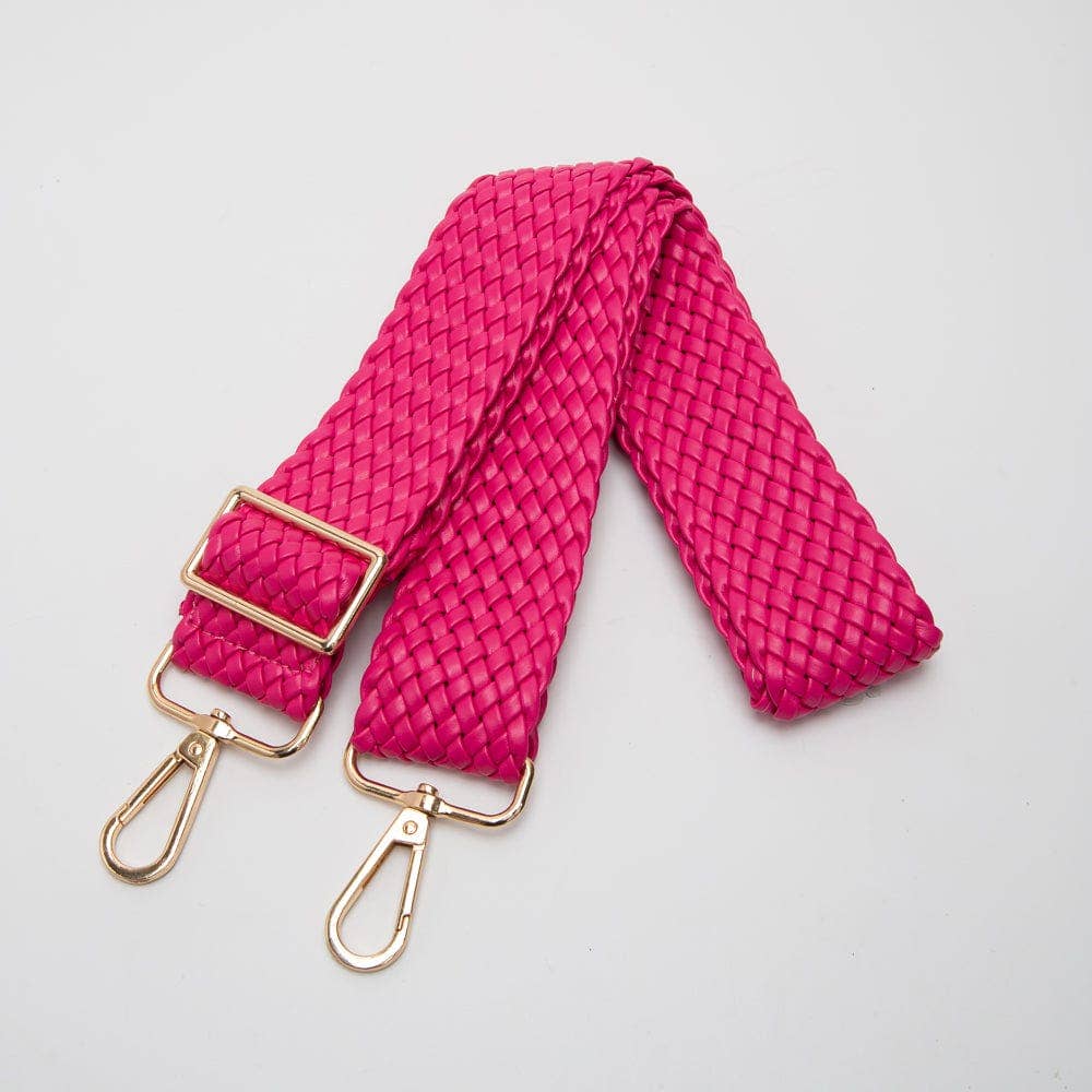Bella Woven Women's Bag Strap: Navy