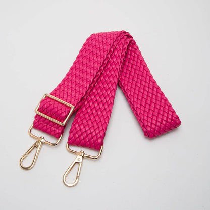 Bella Woven Women's Bag Strap: Green