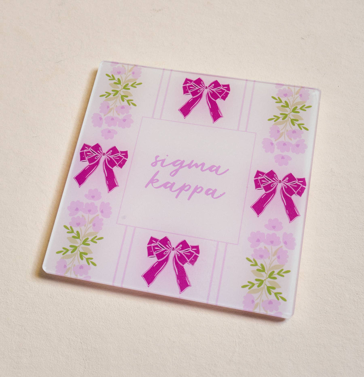 Sorority Acrylic Coaster: Kappa Delta