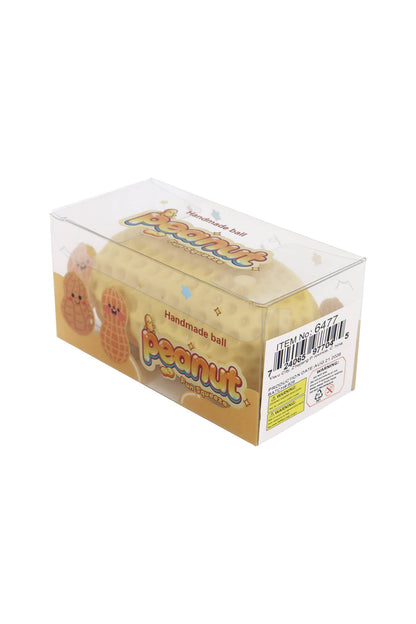 PREORDER : Peanut Zero Rebound TPR Crunchy Bead Slime Filled Squishy: BEIGE / ONE SIZE