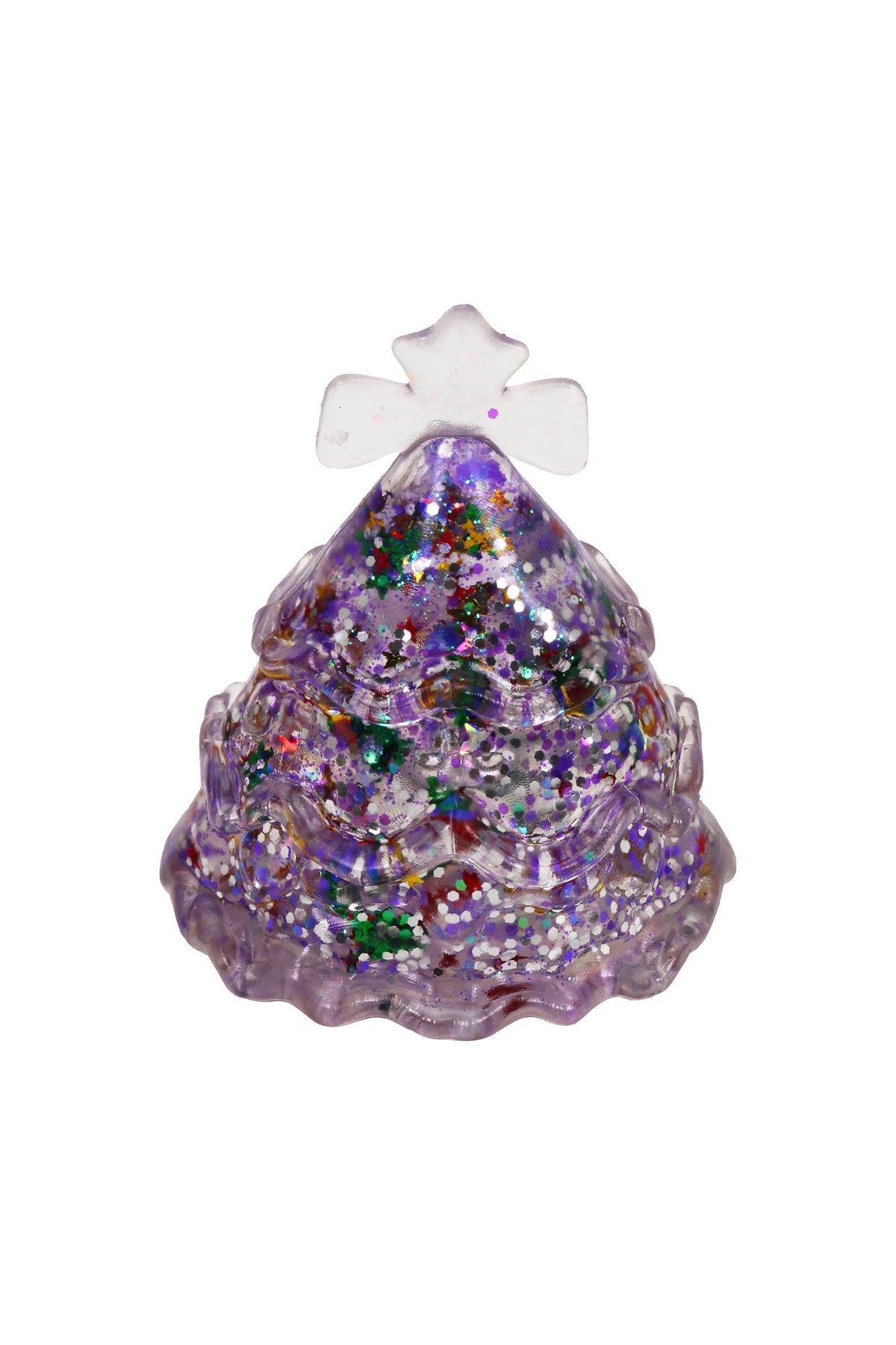 PREORDER : Christmas Tree Glittery Maltose Filled TPR Squishy: ASSORTED / ONE SIZE