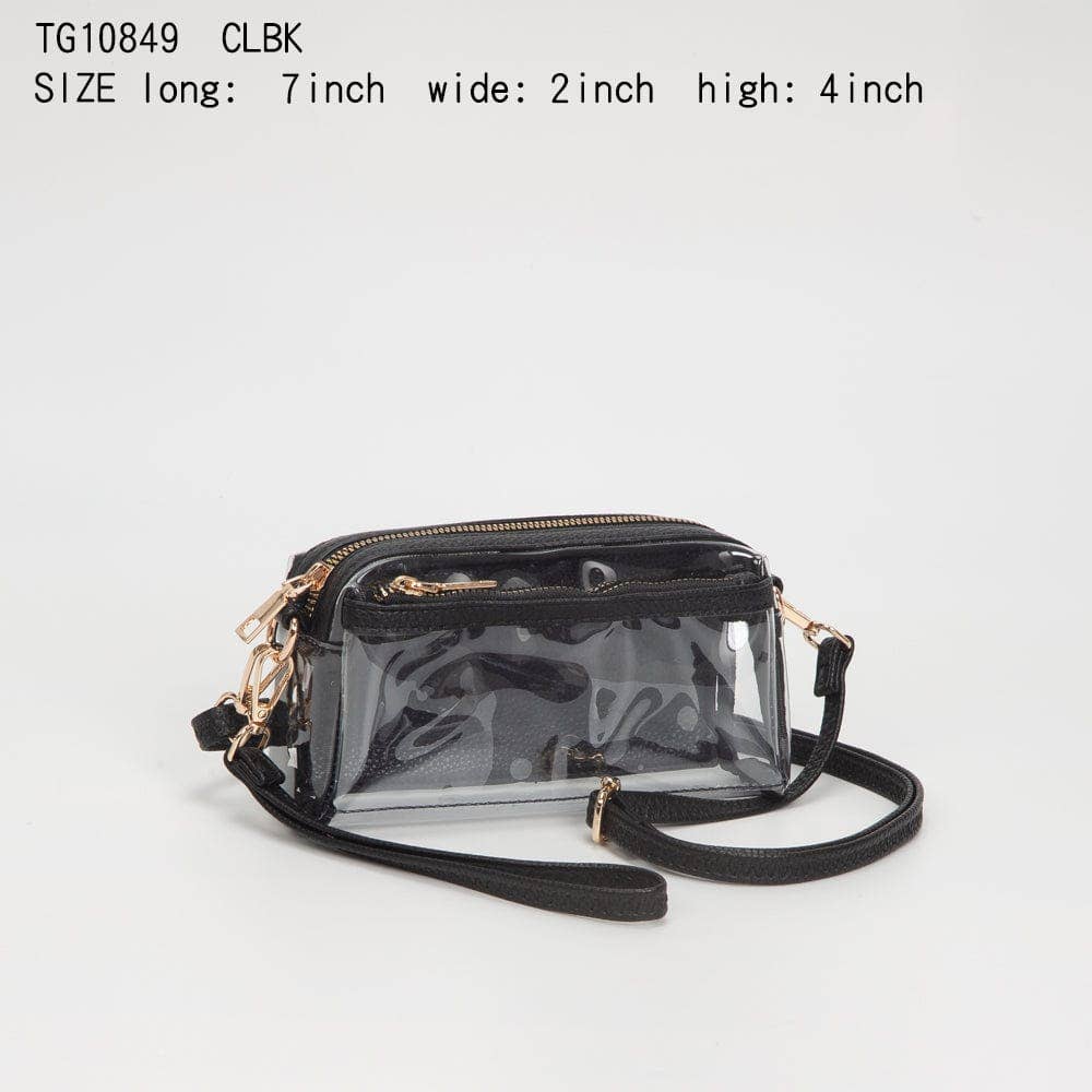 Stacy Clear Game Day/Stadium Bag Purse : Gold