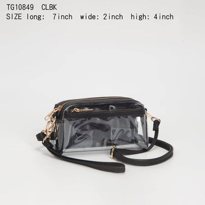 Stacy Clear Game Day/Stadium Bag Purse : Gold