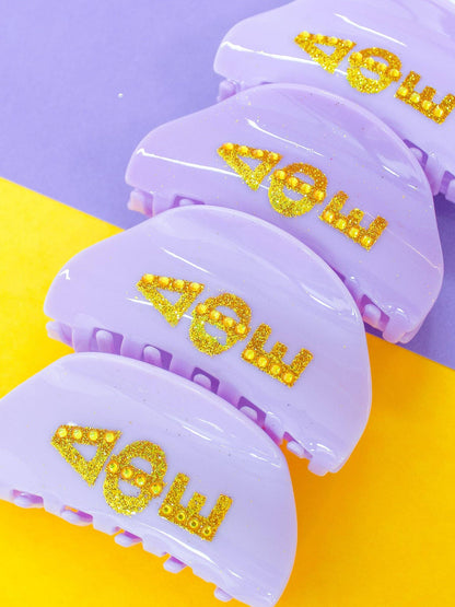 Girl On the Go Hair Claw Sorority Clip: ALPHA GAMMA DELTA