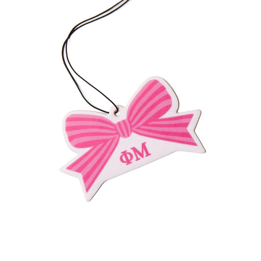 Sorority BOW-DACIOUS Air Freshener: Phi Mu