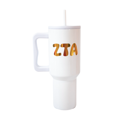 40oz 24 Karat Sorority Tumbler: KAPPA KAPPA GAMMA