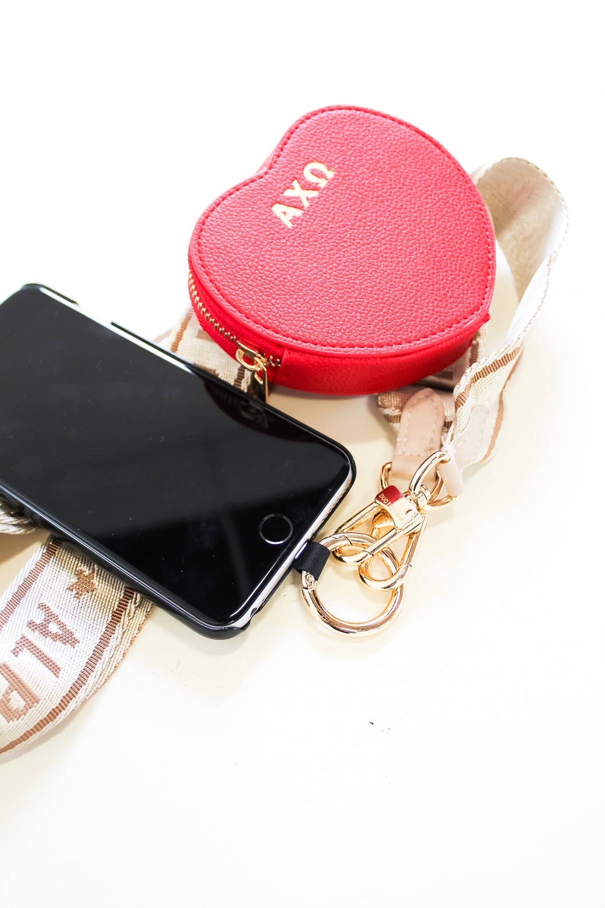 Purse / Phone Sorority 
 Strap: ALPHA OMICRON PI