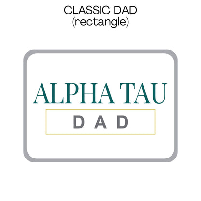 Sorority DAD Can Coolers: Greek dad / Phi Mu / Regular