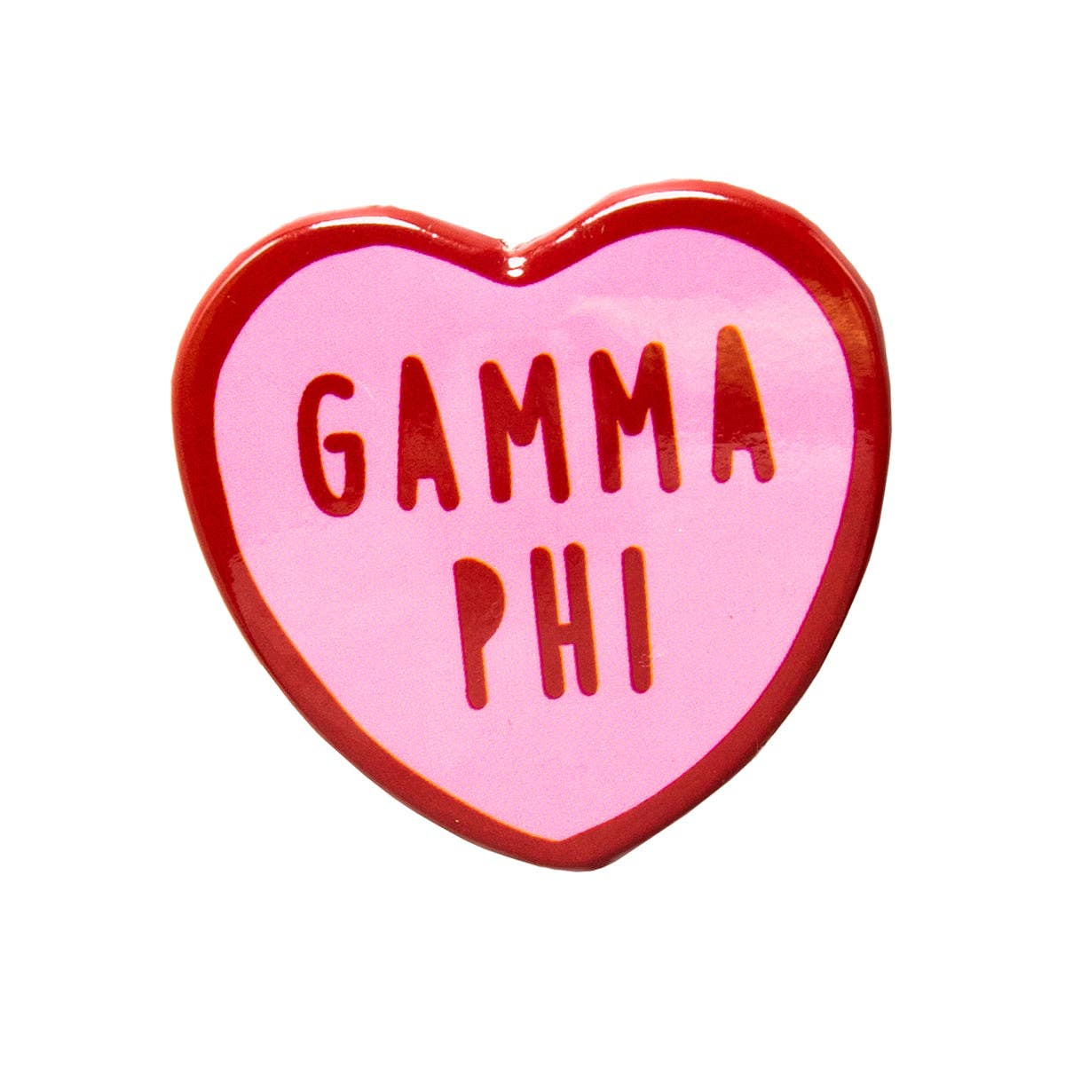 Sorority Sweet Heart Button: Chi Omega