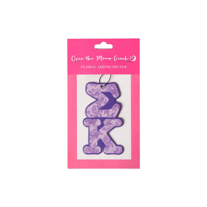 Sorority FLORAL Air Freshener: Chi Omega