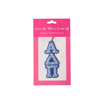 Sorority FLORAL Air Freshener: Phi Mu