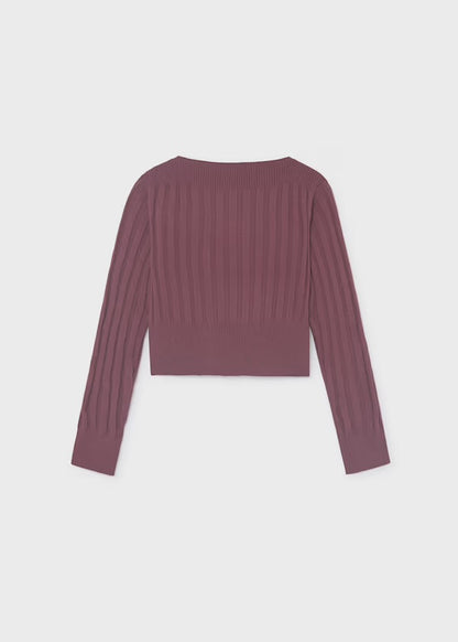 Girl ribbed crop top