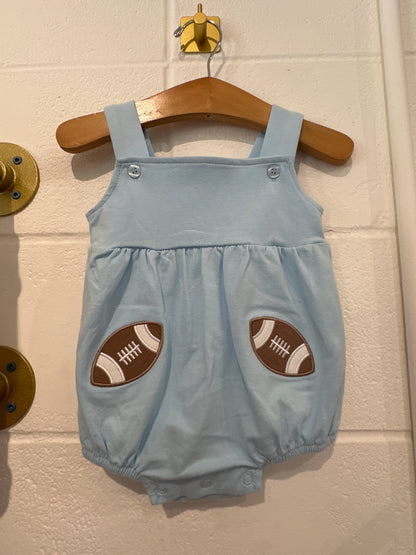 Blue Football Onesie