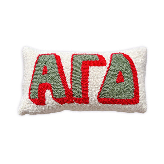 Sorority Hook Pillow: ALPHA GAMMA DELTA