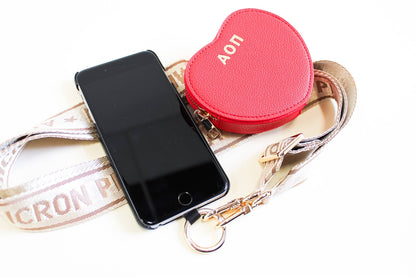 Purse / Phone Sorority 
 Strap: ALPHA OMICRON PI