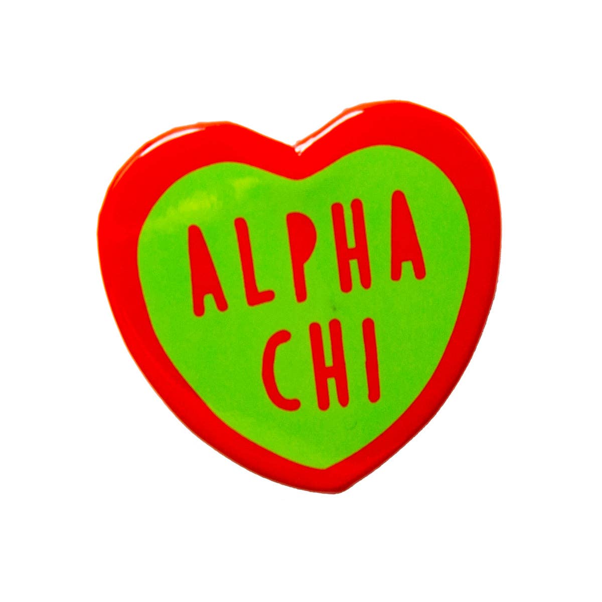 Sorority Sweet Heart Button: Alpha Gam