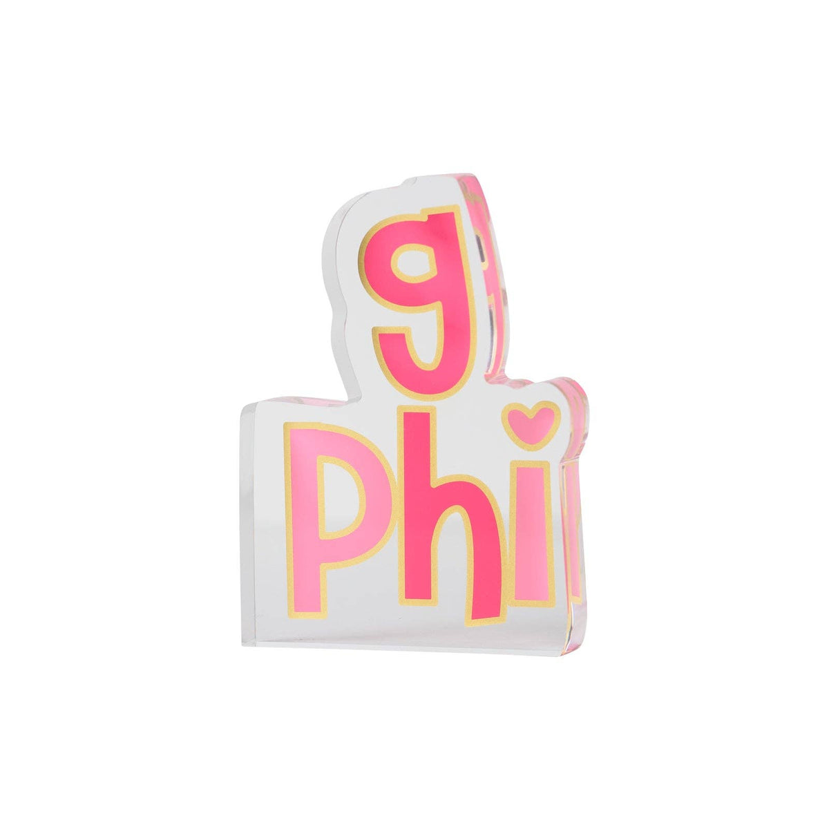Sorority Acrylic Shelf Sitter: Kay Dee