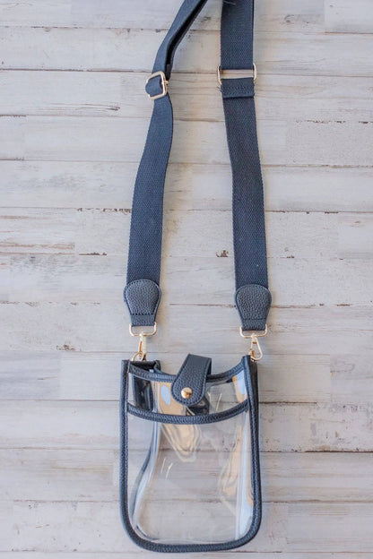 Game Day Mini Clear Crossbody Bag: Leopard